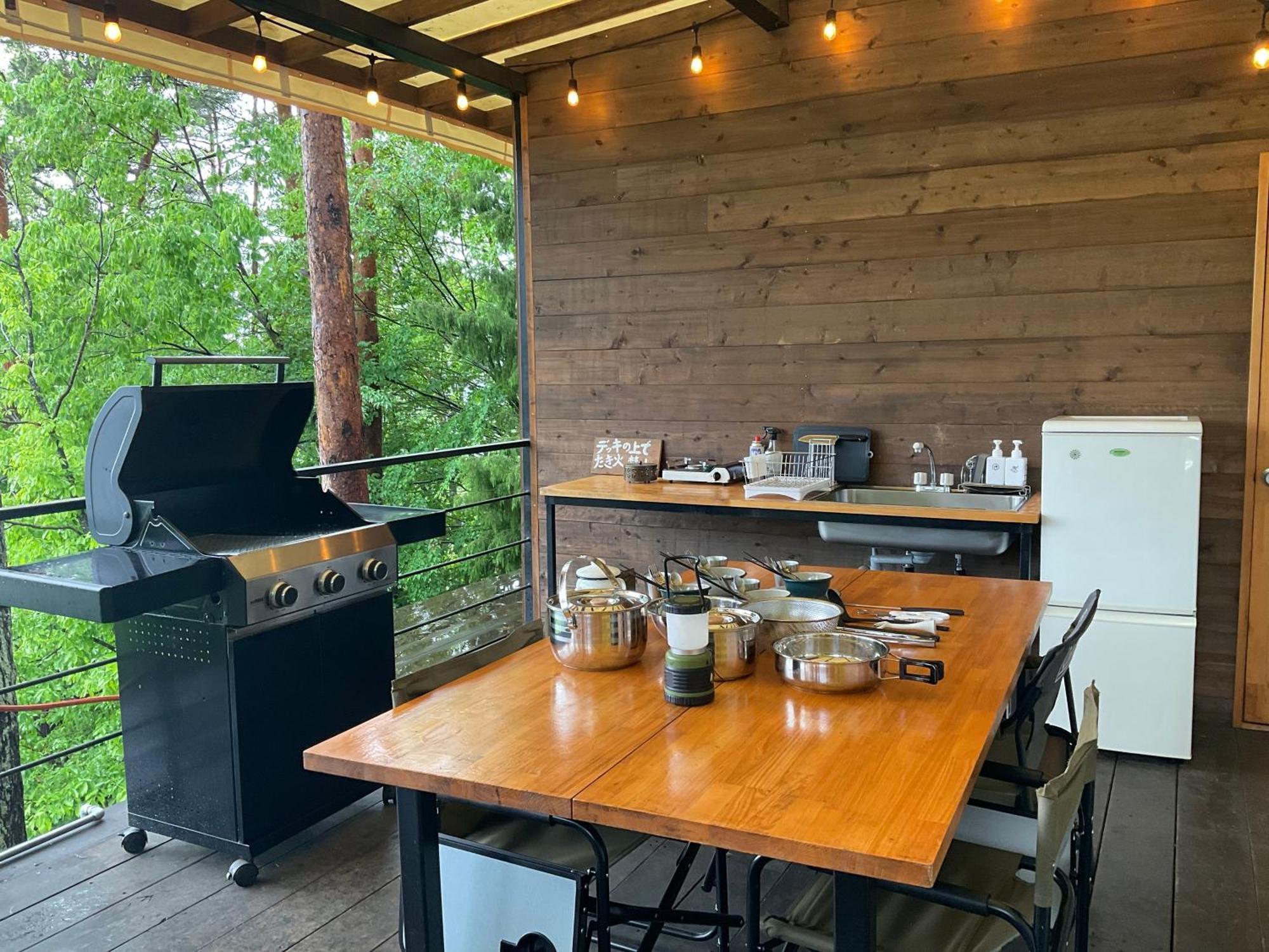 富士河口湖 Retreat Camp Mahoroba酒店 外观 照片