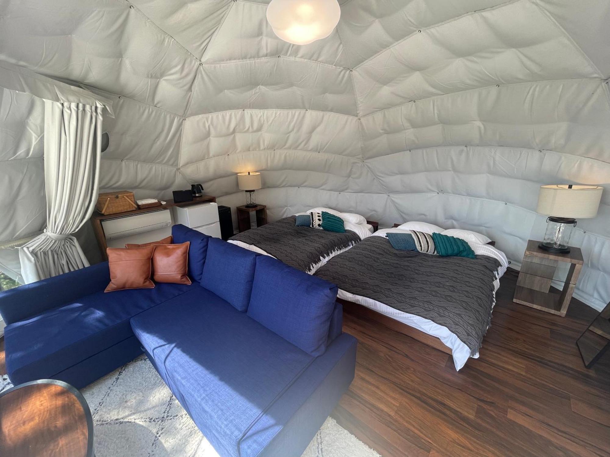 富士河口湖 Retreat Camp Mahoroba酒店 外观 照片