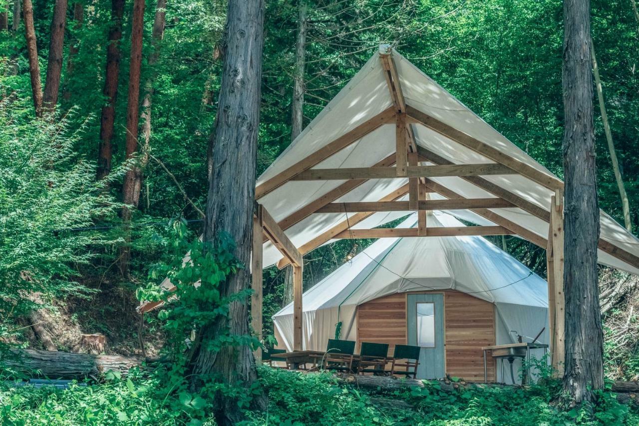 富士河口湖 Retreat Camp Mahoroba酒店 外观 照片